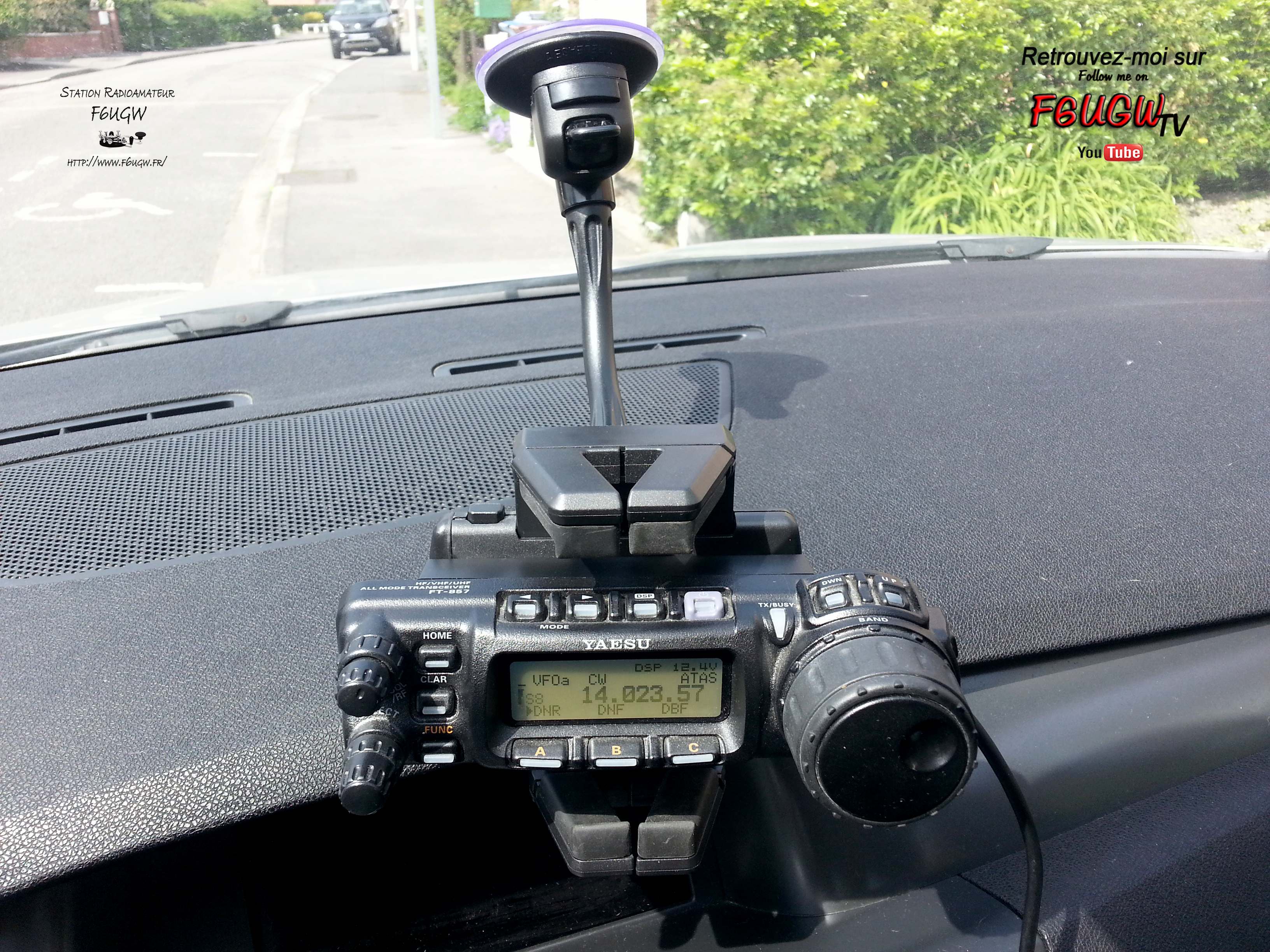 Yaesu FT857D SetupMobileF6UGW