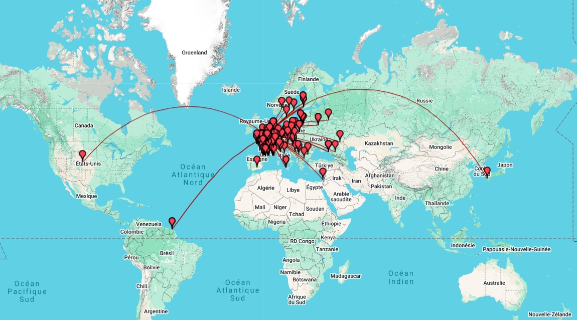 Carte QSO F6UGW REF CW 2025