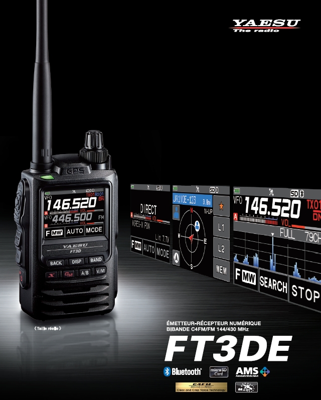 Yaesu FT-3De.