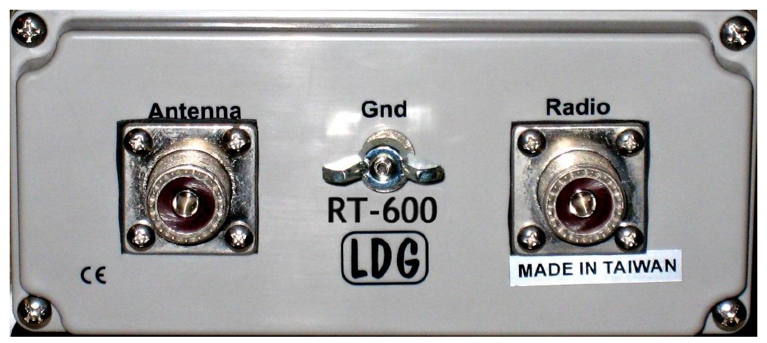 LDGRT600   vue sur les connexions coaxiales